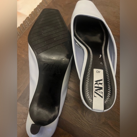 Zara Sky blue Women's Mules - Picture 3 of 6